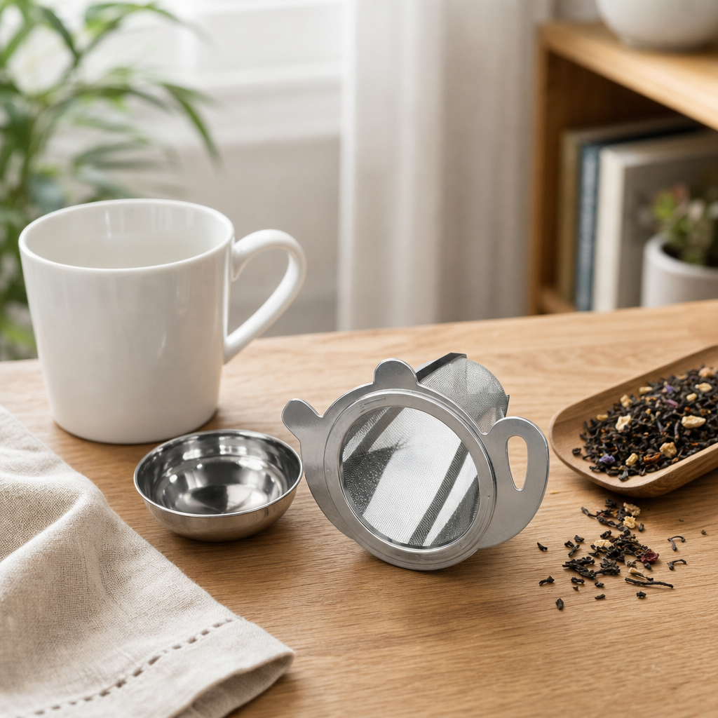 Nerezové sítko na čaj Duo Konvička Teapot