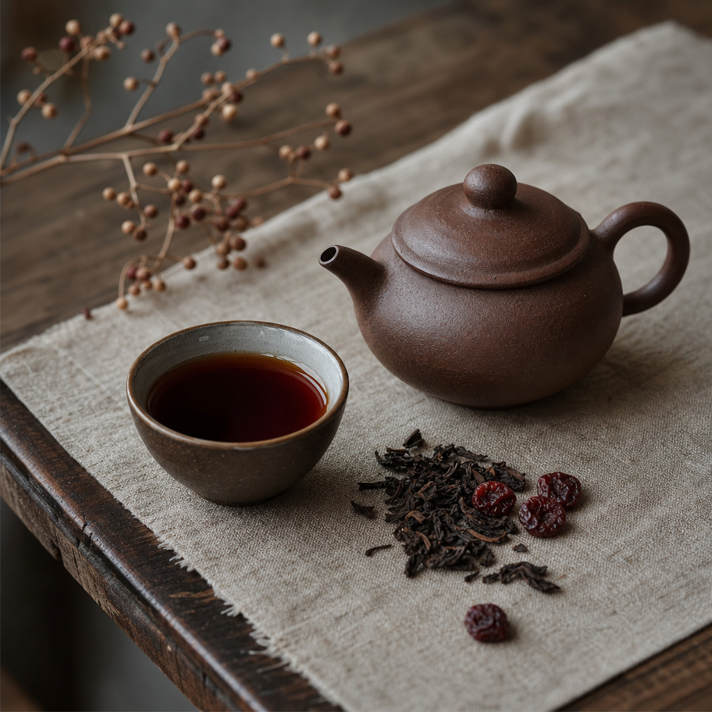 Puerh Tea Brusinka – ochucený Pu Erh z Yunnanu