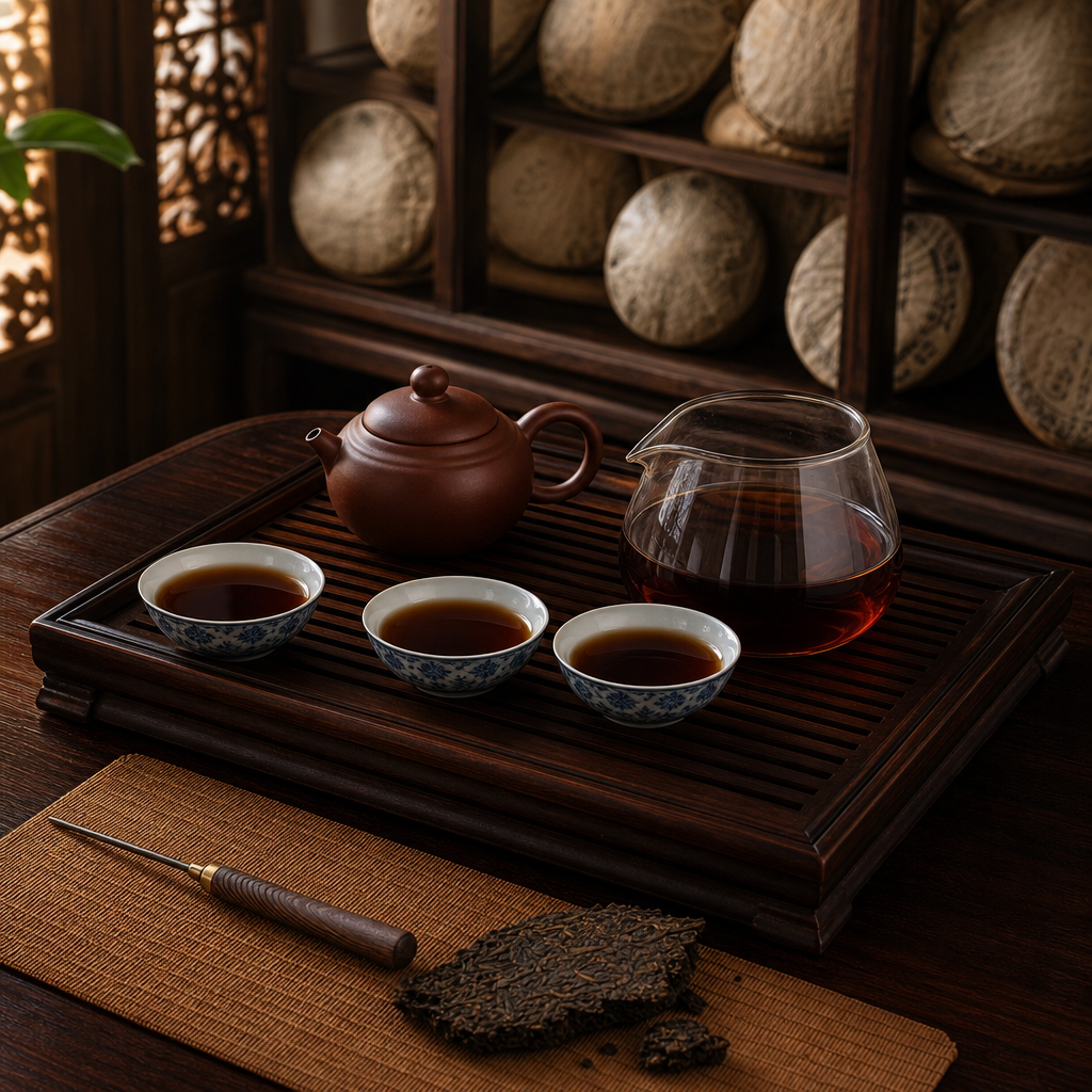 Pu Erh Tuocha Black – černý lisovaný puerh 100 g ℮