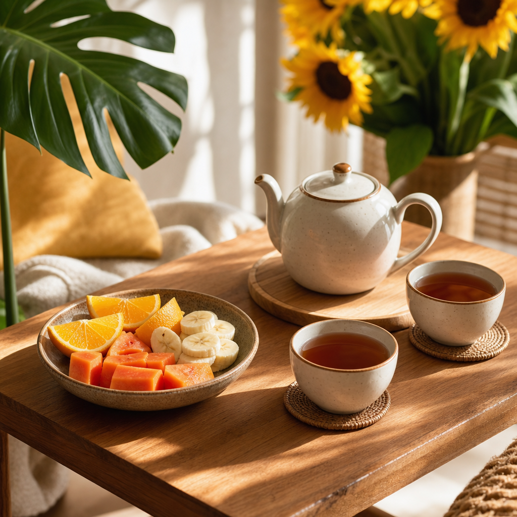 Rooibos Farmářova láska – tropická směs bez kofeinu