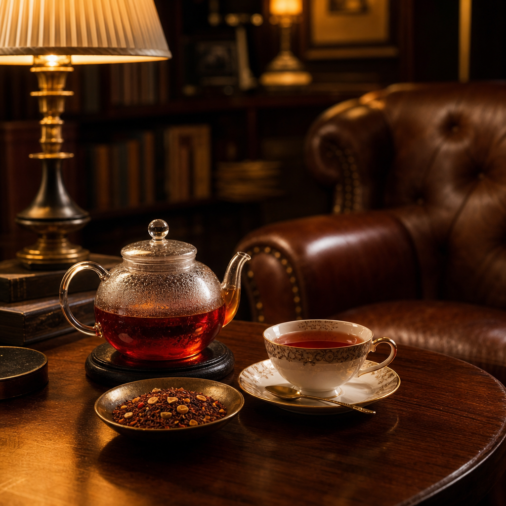 Rooibos Gentleman – kořeněná směs s malinou a pomerančem