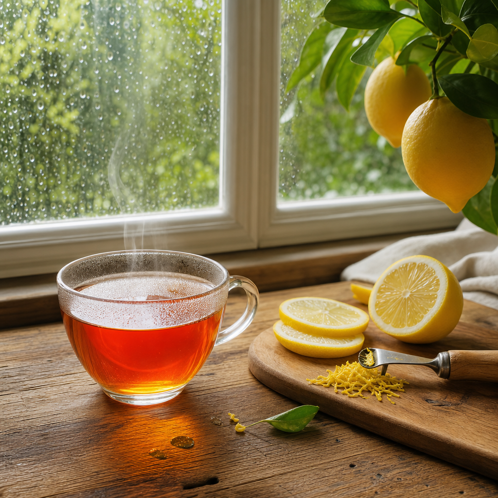 Rooibos Lemon – citronový sypaný čaj bez kofeinu