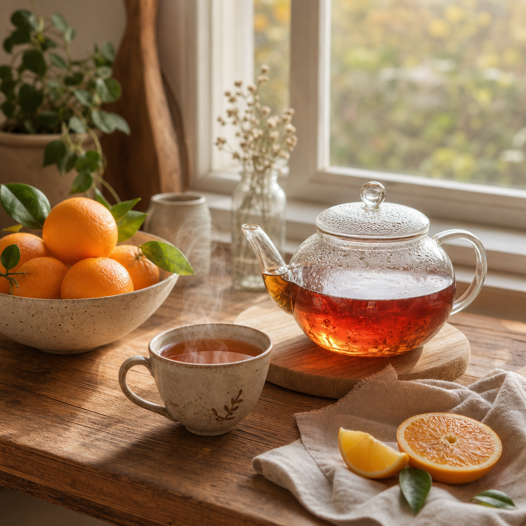 Rooibos Orange – pomerančová směs na bázi rooibosu