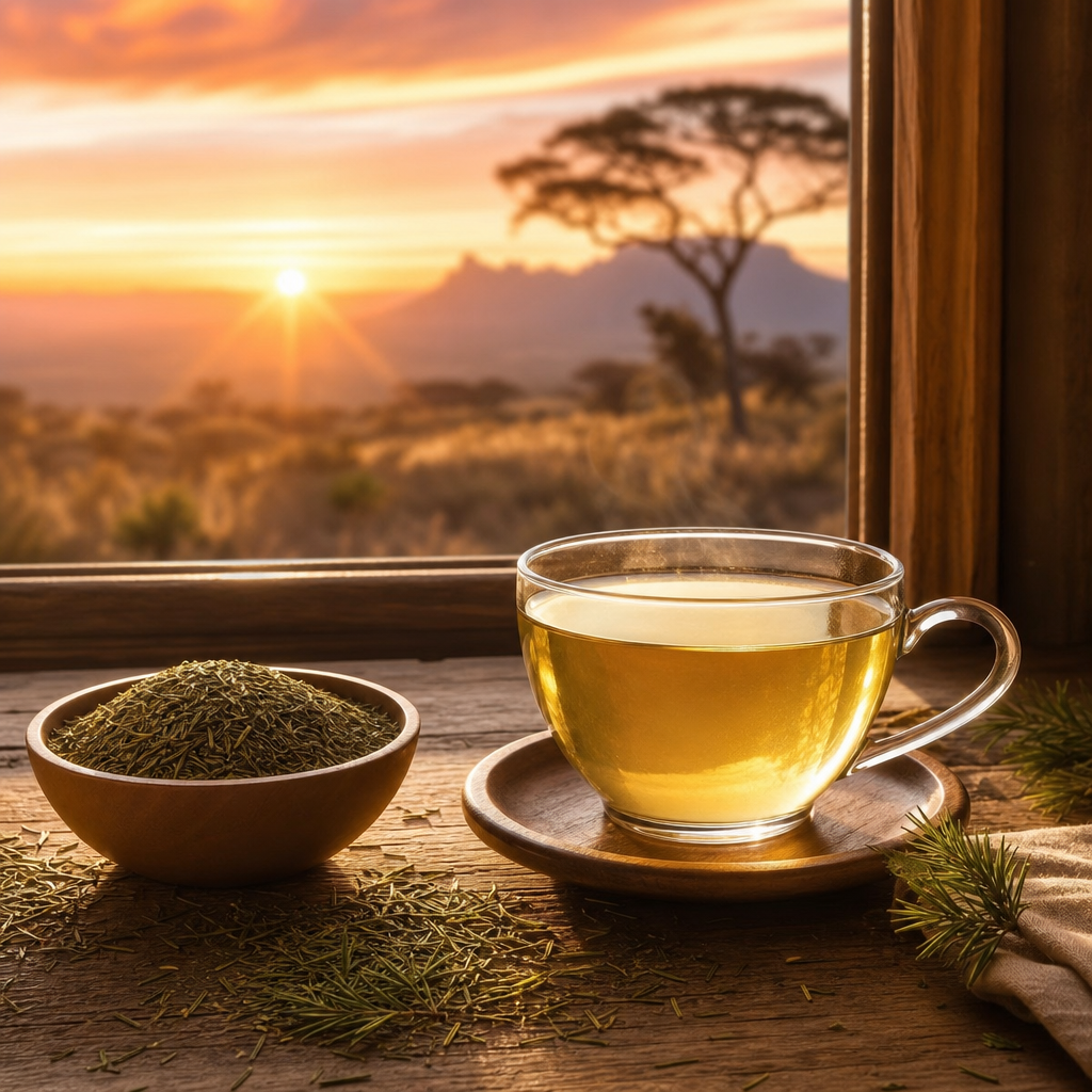 Zelený rooibos – sypaný jihoafrický nálev bez kofeinu