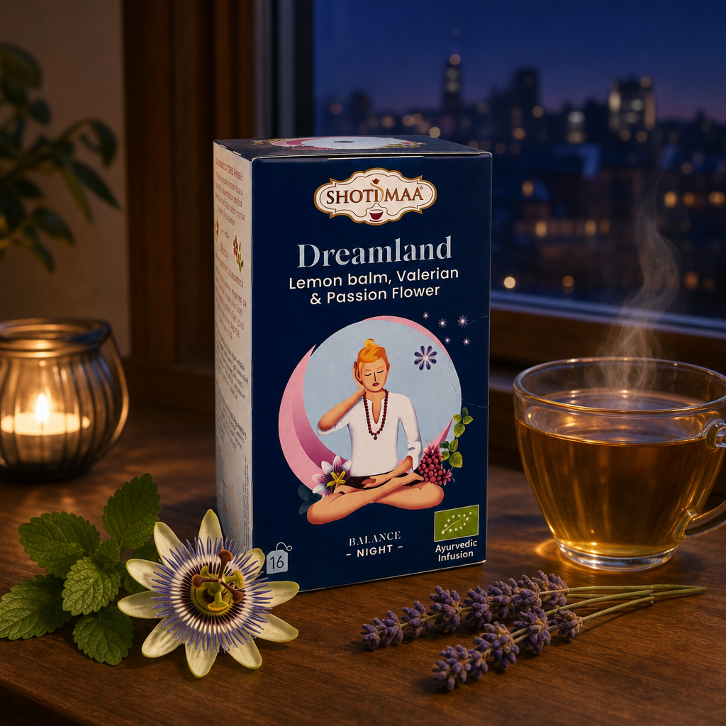 Shoti Maa Dreamland – bio bylinný čaj do večera (sáčky)
