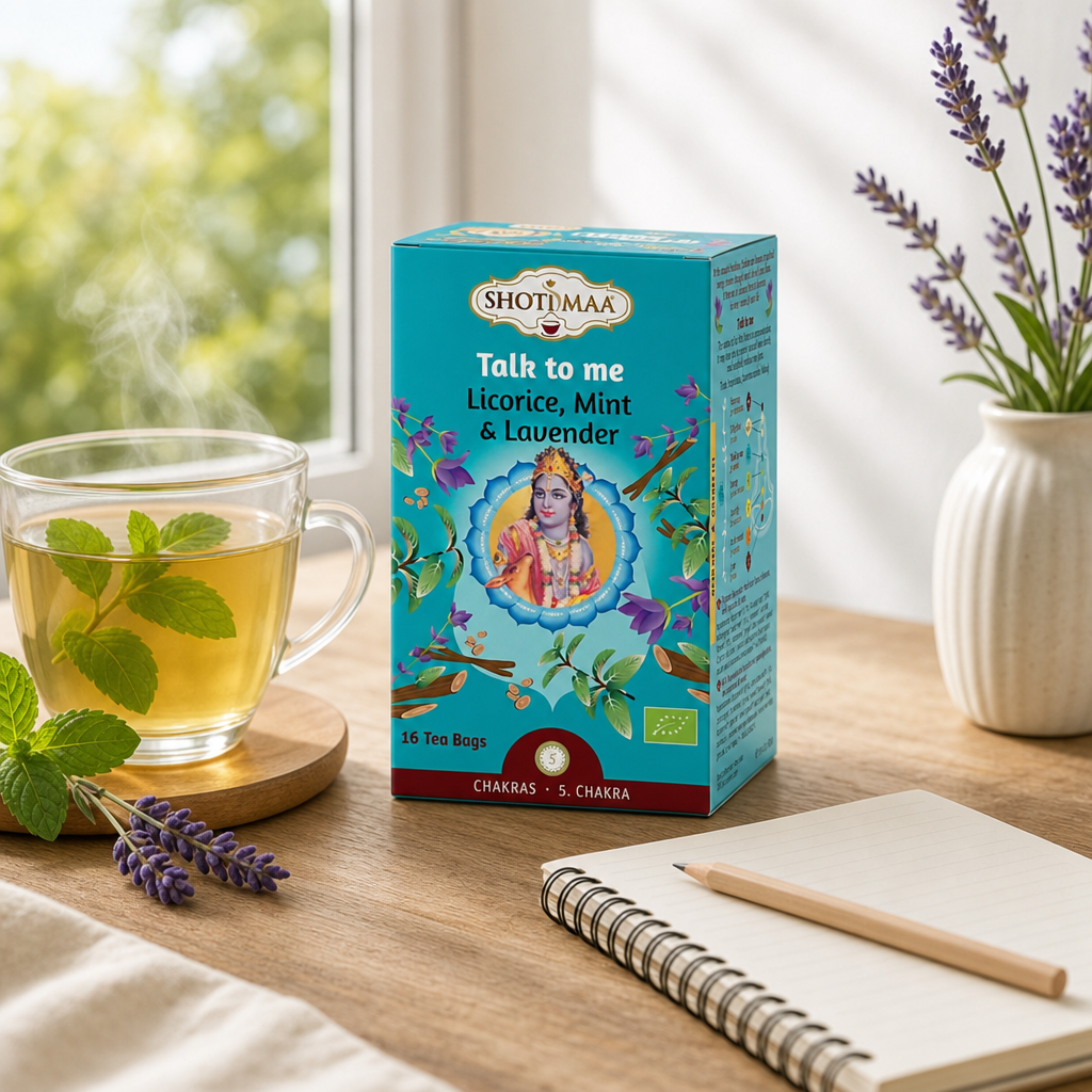 Shoti Maa Talk to Me – bio mátový čaj s lékořicí a levandulí