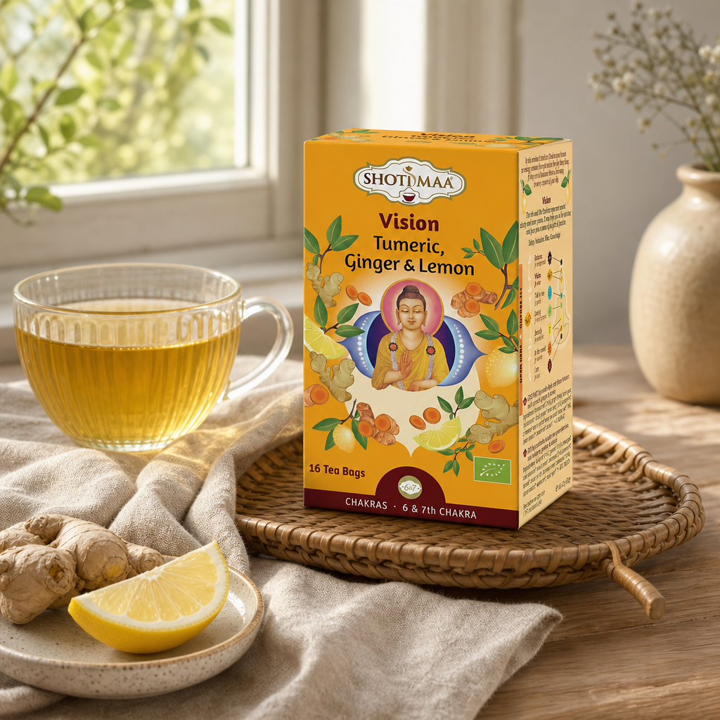 Shoti Maa Vision – bio ajurvédský čaj, 6.–7. čakra (sáčky)