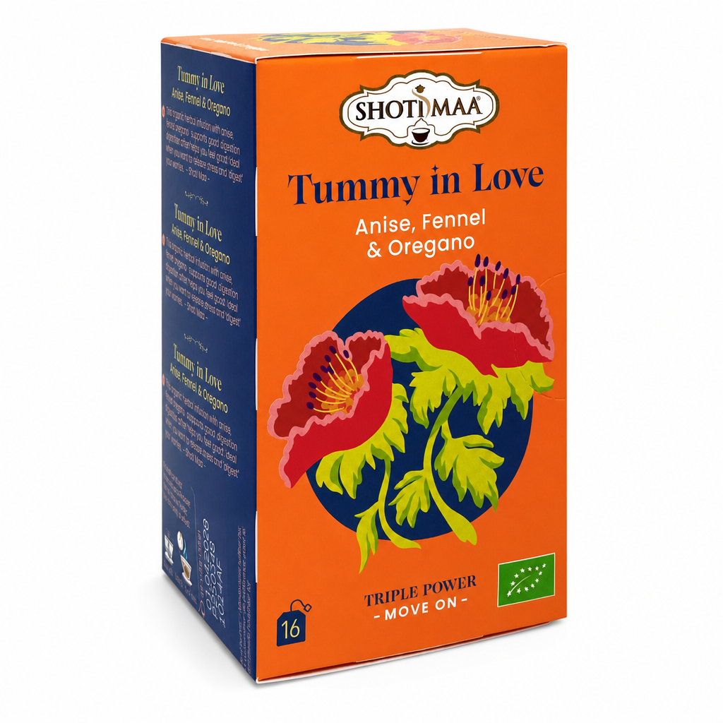 Shoti Maa Tummy in Love – bio bylinný čaj v sáčcích