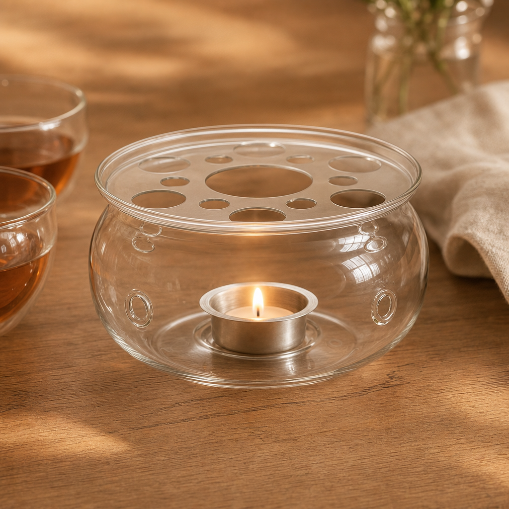 Skleněný ohříváček Flair – Trendglas JENA, Ø 148 × 82 mm