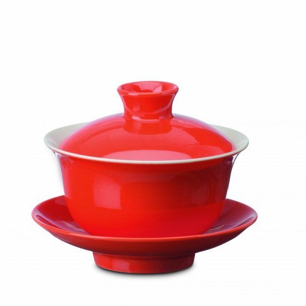 Souprava Gaiwan (Zhong) Hao oranžová 100 ml