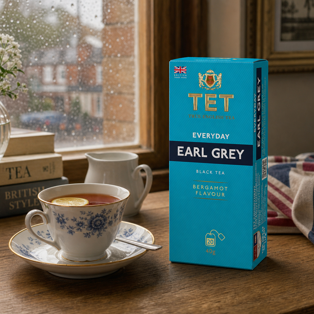 TET Everyday Earl Grey – 20 sáčků (černý čaj)