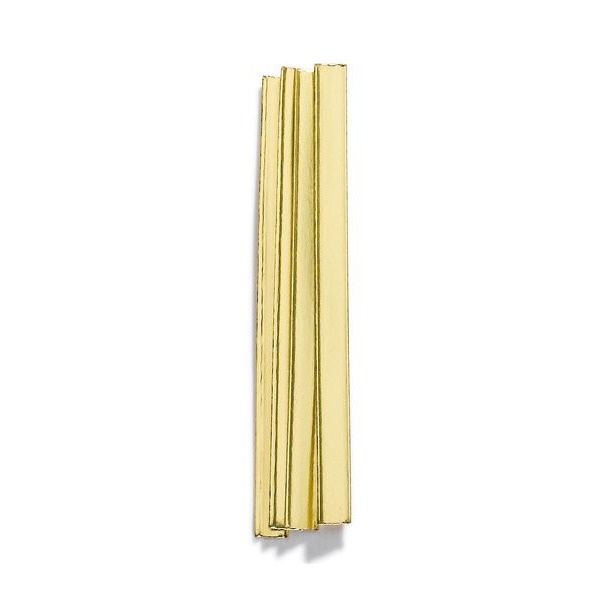 Uzavírací zlatá spona na sáček 11 cm