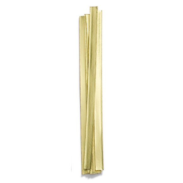 Uzavírací zlatá spona na sáček 15 cm