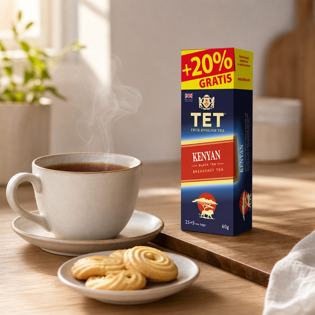 TET Kenya Black Tea – keňský černý čaj, 30 sáčků