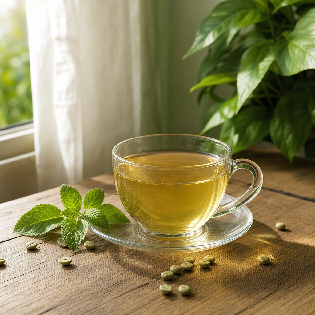 Zelená káva s mátou – mletá arabica