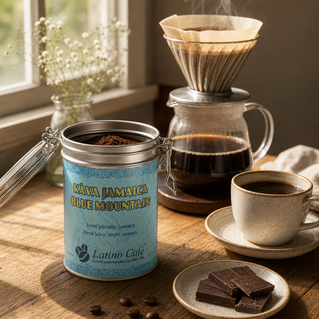 Zrnková Jamaica Blue Mountain v luxusní dóze 200 g ℮