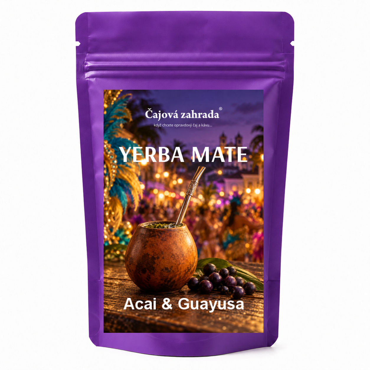 Mate Acai & Guayusa – maté směs 80 g