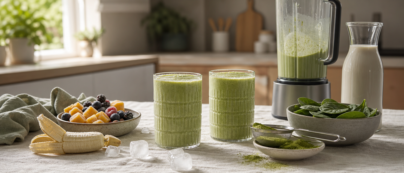 Matcha smoothie: rychlá krémová snídaně během pár minut
