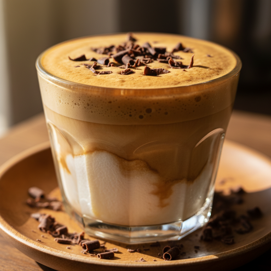 Gommosa: espresso s marshmallow krok za krokem