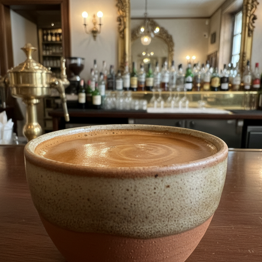 Caffè corretto: elegantní espresso s kapkou destilátu