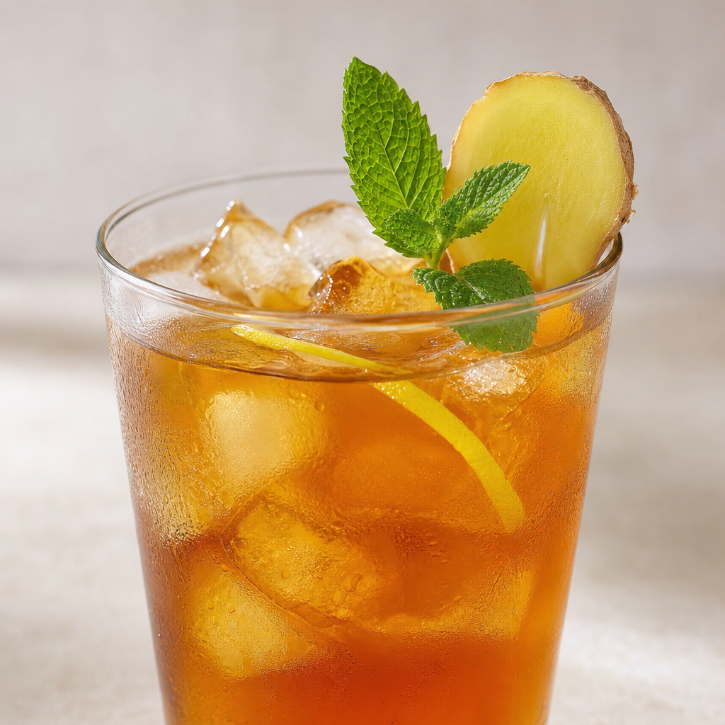 Ledový Darjeeling se zázvorem: svěží letní recept