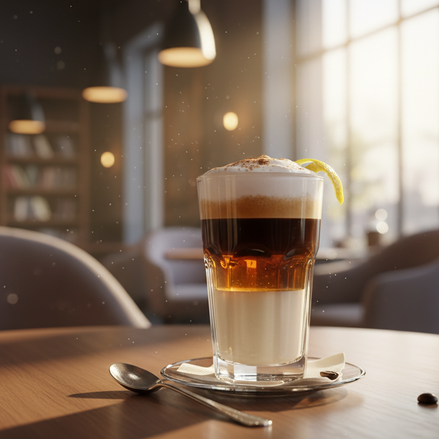 Barraquito doma: vrstvený kávový dezert s vanilkou