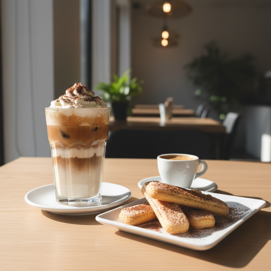 Ledová káva à la tiramisu: dezertní osvěžení do sklenice
