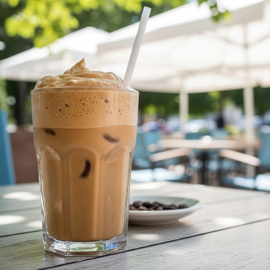 Řecké frappé za 3 minuty: pěnová ledová káva bez shakeru