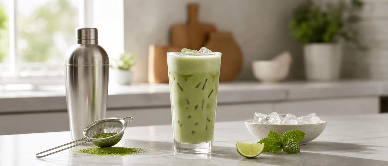 Čajové frappé aneb Jak využít méně kvalitní matcha čaj