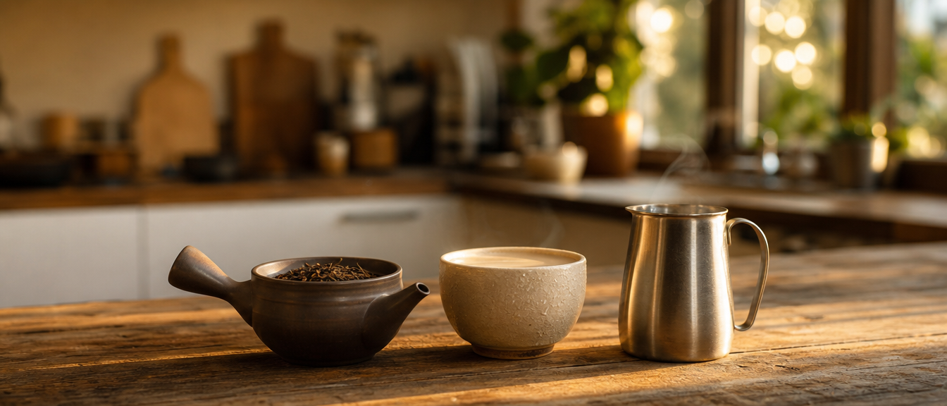 Houjicha Latté z praženého čaje - Skvělá alternativa klasické kávy