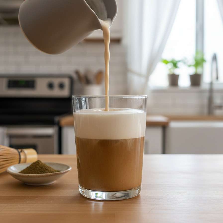 Houjicha Latté z praženého čaje - Skvělá alternativa klasické kávy
