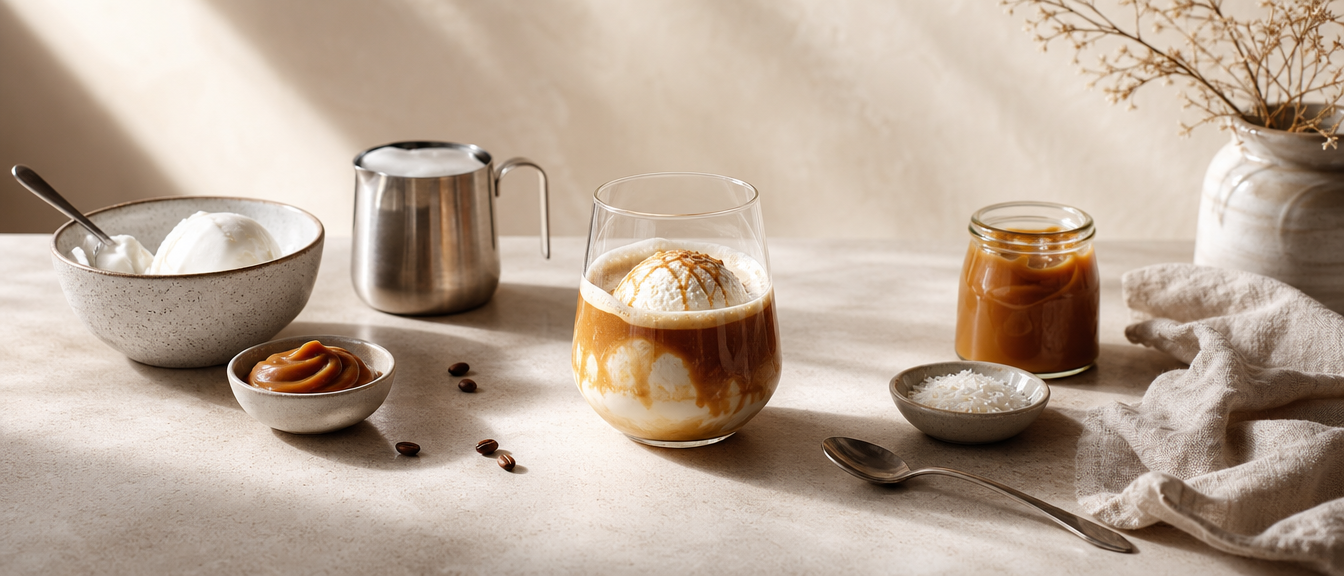 Bezkofeinové cappuccino se zmrzlinou - Skutečná pochoutka pro děti i dospělé