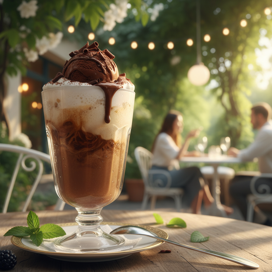 Bezkofeinové cappuccino se zmrzlinou - Skutečná pochoutka pro děti i dospělé