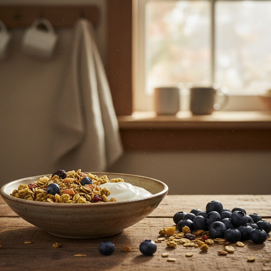 Domácí Matcha Granola - Jak si připravit úžasnou snídaní